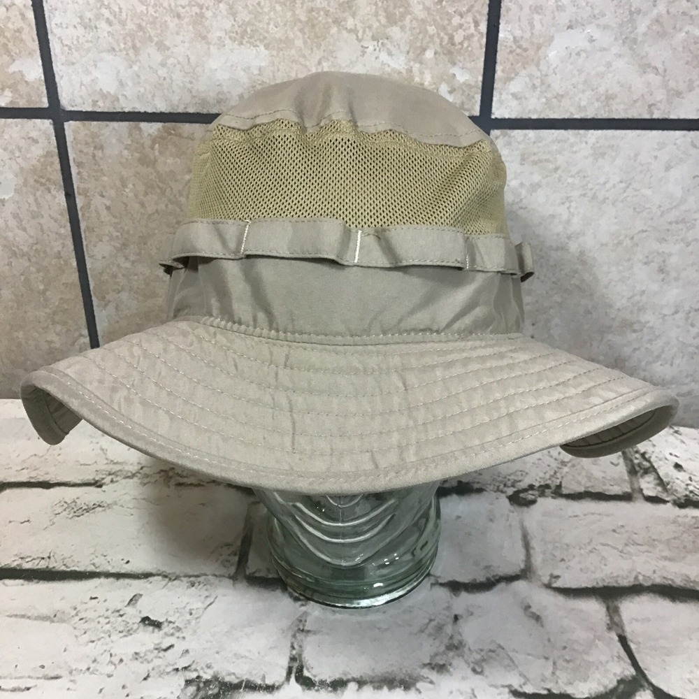 Free Authority Technical Bucket Hat‎ Khaki Vented Adjustable Explorer